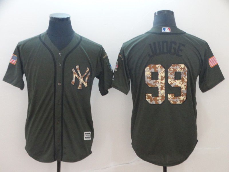 Men New York Yankees #99 Judge Green Game MLB Jerseys->youth mlb jersey->Youth Jersey